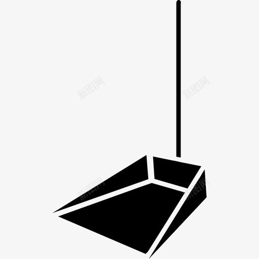 用铲子清理房子的地板工具和用具家里的东西图标svg_新图网 https://ixintu.com 家里的东西 工具和用具 用铲子清理房子的地板