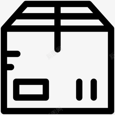配送包装包装箱包裹图标图标