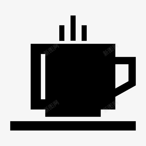 咖啡杯休息商务图标svg_新图网 https://ixintu.com 休息 办公室 咖啡杯 商务 暂停 热饮