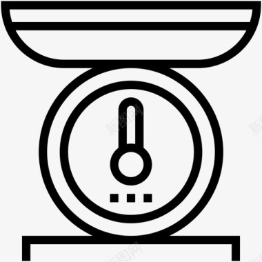 厨房秤衡器量具图标图标