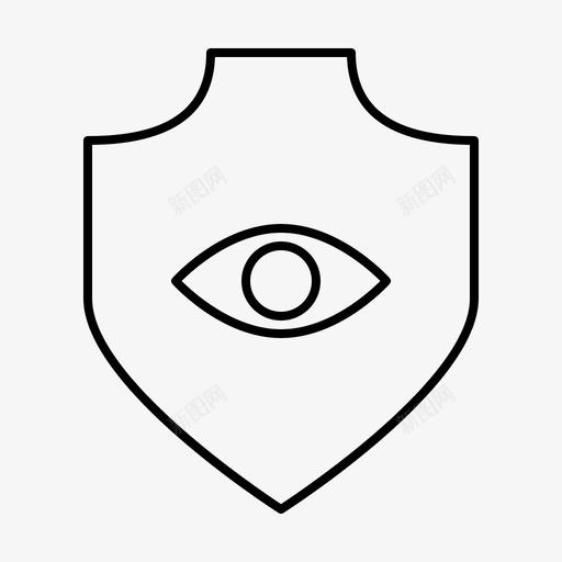 注意保护安全图标svg_新图网 https://ixintu.com 保护 安全 注意 防护