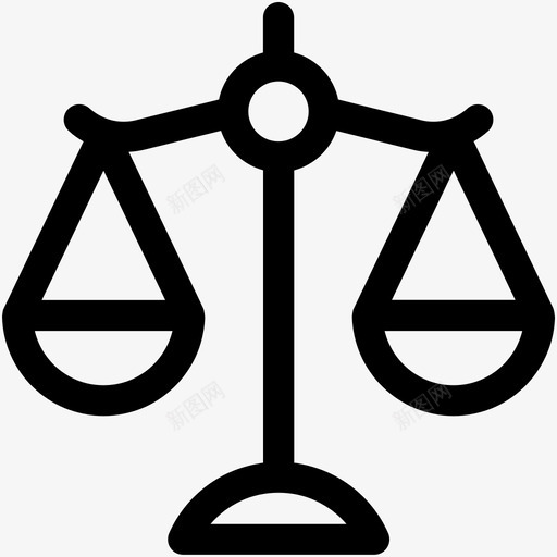 正义尺度平衡尺度法院图标svg_新图网 https://ixintu.com 平衡尺度 教育图标集 权重 正义尺度 法律 法院