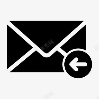 电子邮件导入电子邮件信封图标图标