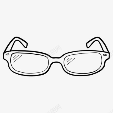 阅读眼镜光学太阳眼镜图标图标