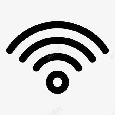 全wifi互联网信号图标图标