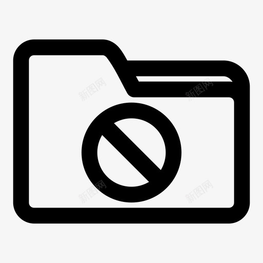 阻止文件夹数据存储数据库图标svg_新图网 https://ixintu.com 数据存储 数据库 文件夹 文件存储 文件文档 禁止 阻止文件夹