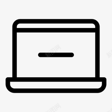 笔记本电脑删除笔记本电脑界面macbook图标图标