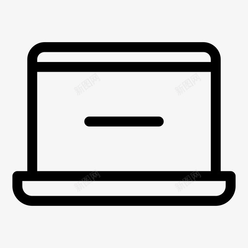 笔记本电脑删除笔记本电脑界面macbook图标svg_新图网 https://ixintu.com macbook 屏幕通知 工作站 笔记本电脑删除 笔记本电脑界面 迷你电脑