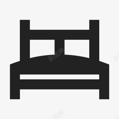 床住宿床上用品图标图标