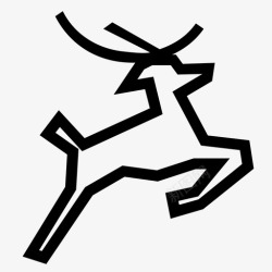 波特兰鹿麋鹿波特兰图标高清图片