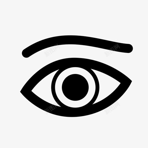 眼睛眼科医生评论图标svg_新图网 https://ixintu.com 博客 眼睛 眼科医生 视觉 评论