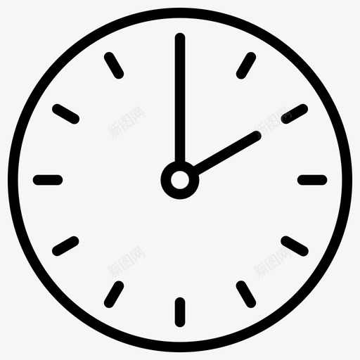 两点钟两点钟面时间图标svg_新图网 https://ixintu.com 两点钟 两点钟面 手表 时钟时间 时间