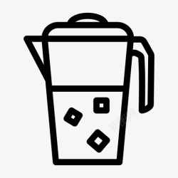 果汁制作果汁罐榨汁制作饮料图标高清图片