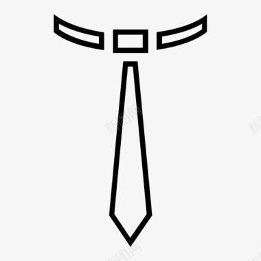 领带领带结爆发图标图标