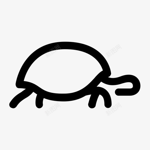 乌龟龟壳金龟图标svg_新图网 https://ixintu.com 乌龟 动物 金龟 龟壳