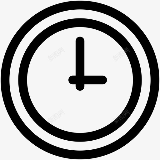 时钟时间计时器图标svg_新图网 https://ixintu.com 挂钟 时钟 时间 电子图标设置 计时器