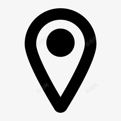 gps地图移动用户界面图标svg_新图网 https://ixintu.com gps pin 地图 导航 移动用户界面 移动用户界面图标