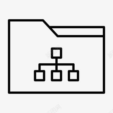 档案结构收藏电脑文件夹图标图标