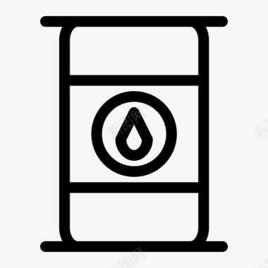 油桶燃料煤气图标图标
