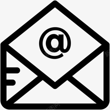 电子邮件信件即时消息图标图标