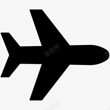 交通飞机旅行图标图标
