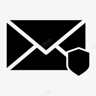 电子邮件保护计算机邮件电子邮件图标图标