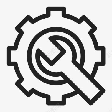 设置齿轮选项图标图标