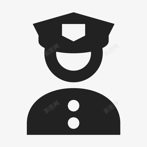 警官代理人执法人员图标svg_新图网 https://ixintu.com 代理人 图像 执法人员 法律 警官 警察
