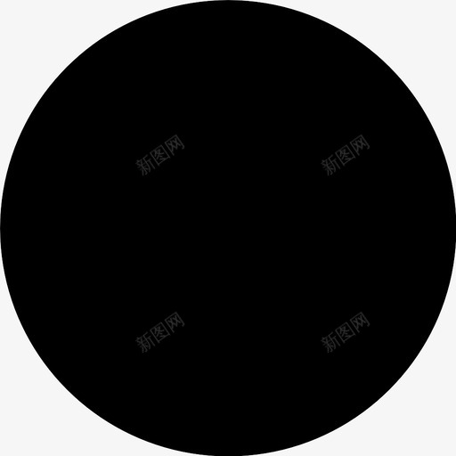 新月黑洞黑子图标svg_新图网 https://ixintu.com 新月 新月日 月亮日 月亮脸 黑子 黑洞