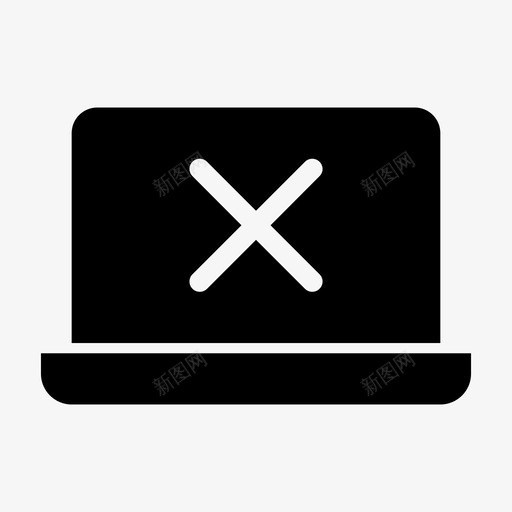 删除笔记本电脑取消设备图标svg_新图网 https://ixintu.com 删除笔记本电脑 取消 笔记本屏幕 设备 迷你电脑 通知