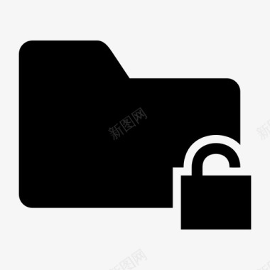 文件夹解锁保护密码图标图标