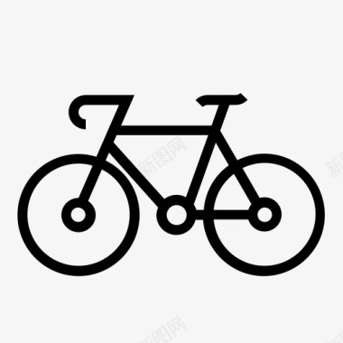 自行车骑手公路图标图标