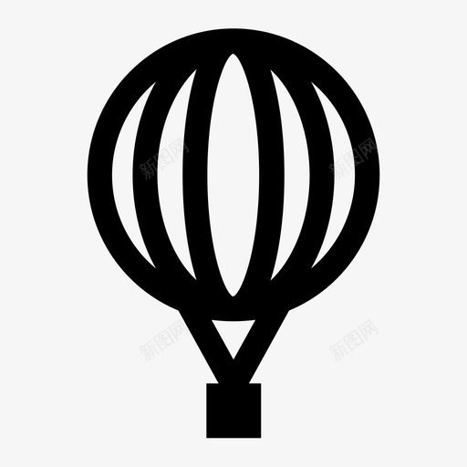 热气球飞行观光飞行图标svg_新图网 https://ixintu.com wsd线路混合 旅游 热气球 观光飞行 运输 飞行
