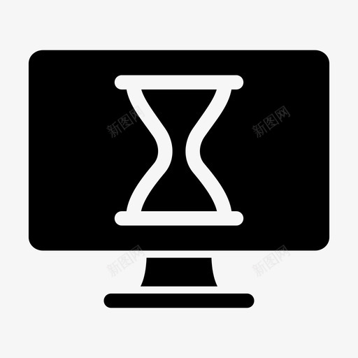 监视器沙漏计算机显示器imac图标svg_新图网 https://ixintu.com imac 个人计算机 屏幕计算机 监视器沙漏 监视器通知 计算机显示器 通知