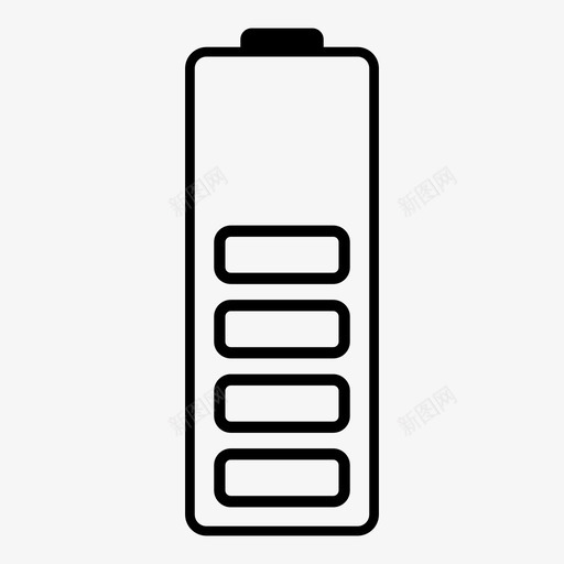 电池电池电量充电图标svg_新图网 https://ixintu.com 充电 电池 电池电量 电源 锂