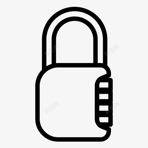 方形组合锁锁定挂锁图标svg_新图网 https://ixintu.com 安全 密码 挂锁 方形组合锁 锁 锁定
