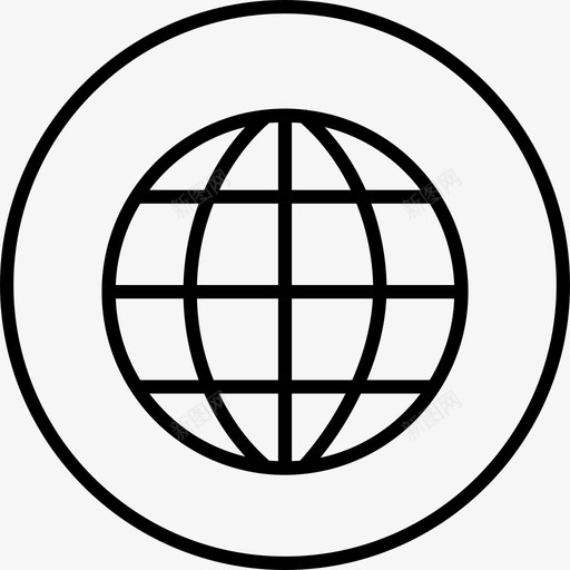 世界全球国际图标svg_新图网 https://ixintu.com 世界 全球 国际 物流 物流配送 运输