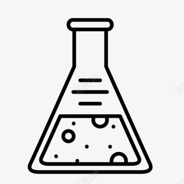 锥形烧瓶结果混合图标图标
