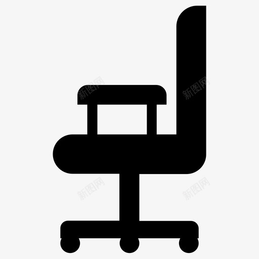 转椅老板椅办公图标svg_新图网 https://ixintu.com 办公 旋转 网页设计开发 老板椅 转椅