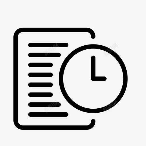 工作时间工作计划图标svg_新图网 https://ixintu.com 办公室 工作 工作时间 计划