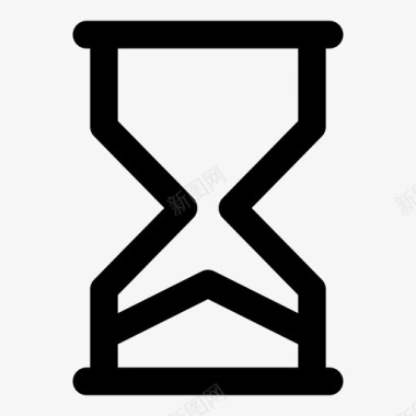 沙漏时钟管理图标图标