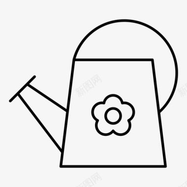 水壶花花园图标图标