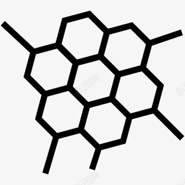 分子原子生物学图标图标