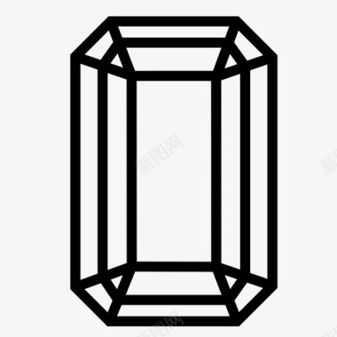 翡翠切割钻石宝石图标图标