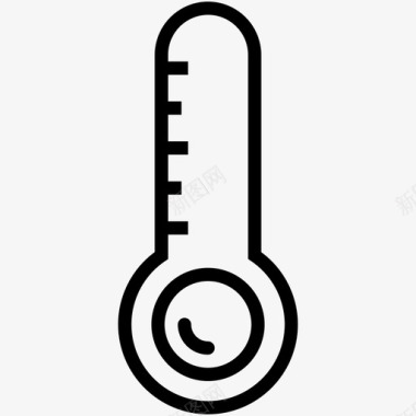 温度计数字温度计华氏度图标图标