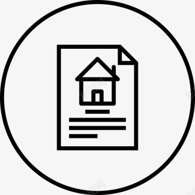 房屋契约地址交易图标图标