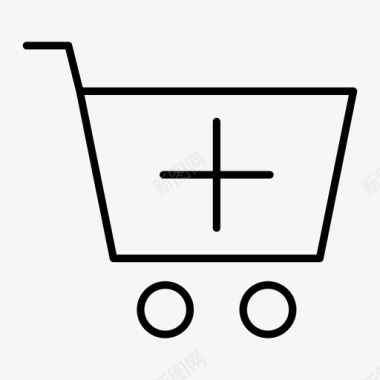 添加购物车在线购买在线商店图标图标
