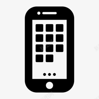 智能手机应用程序iphone应用程序手机菜单图标图标