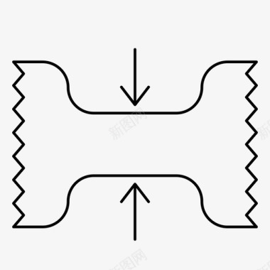 薄测量条状图标图标