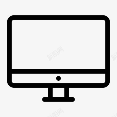 电脑显示器电脑屏幕imac图标图标